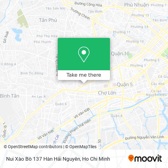 Nui Xào Bò 137 Hàn Hải Nguyên map