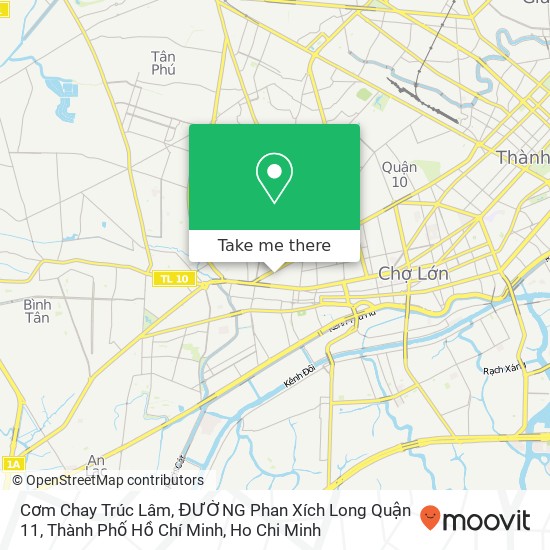 Cơm Chay Trúc Lâm, ĐƯỜNG Phan Xích Long Quận 11, Thành Phố Hồ Chí Minh map
