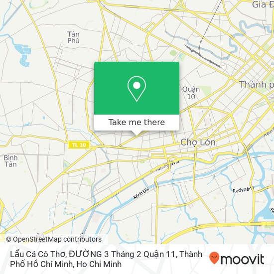 Lẩu Cá Cô Thơ, ĐƯỜNG 3 Tháng 2 Quận 11, Thành Phố Hồ Chí Minh map