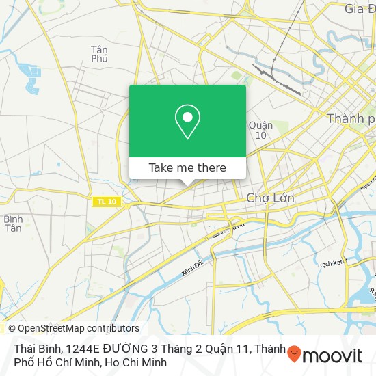 Thái Bình, 1244E ĐƯỜNG 3 Tháng 2 Quận 11, Thành Phố Hồ Chí Minh map