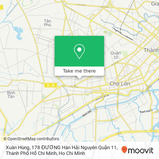 Xuân Hùng, 178 ĐƯỜNG Hàn Hải Nguyên Quận 11, Thành Phố Hồ Chí Minh map