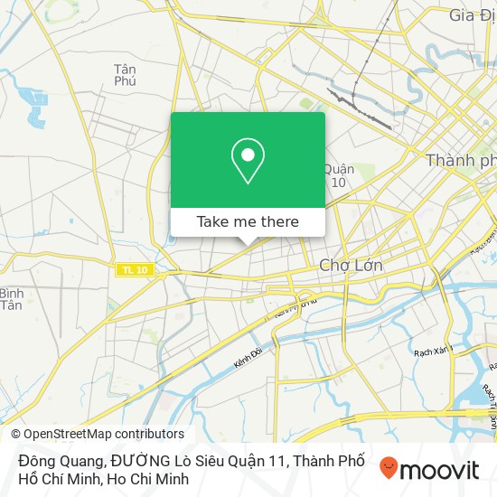 Đông Quang, ĐƯỜNG Lò Siêu Quận 11, Thành Phố Hồ Chí Minh map