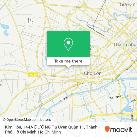 Kim Hòa, 144A ĐƯỜNG Tạ Uyên Quận 11, Thành Phố Hồ Chí Minh map