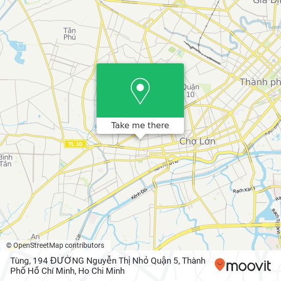 Tùng, 194 ĐƯỜNG Nguyễn Thị Nhỏ Quận 5, Thành Phố Hồ Chí Minh map