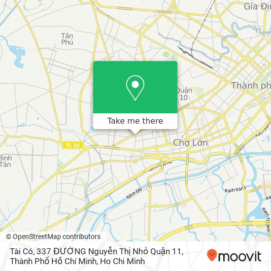 Tài Có, 337 ĐƯỜNG Nguyễn Thị Nhỏ Quận 11, Thành Phố Hồ Chí Minh map