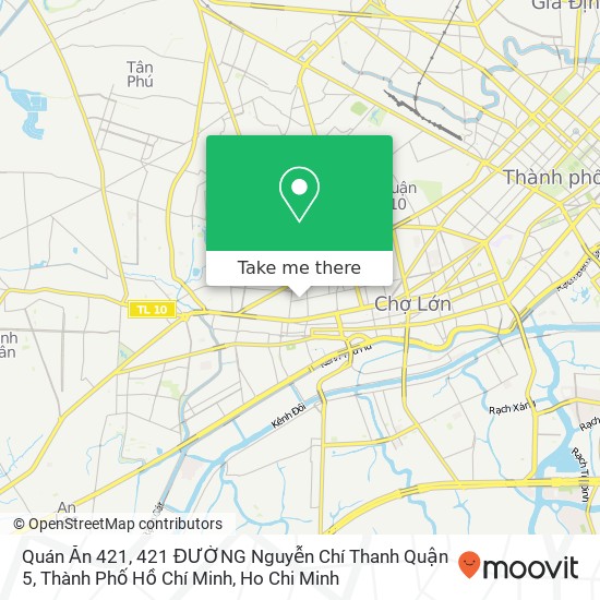 Quán Ăn 421, 421 ĐƯỜNG Nguyễn Chí Thanh Quận 5, Thành Phố Hồ Chí Minh map
