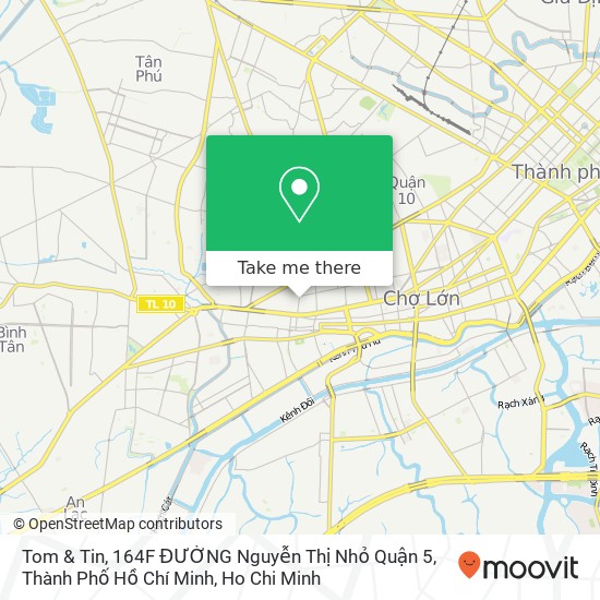 Tom & Tin, 164F ĐƯỜNG Nguyễn Thị Nhỏ Quận 5, Thành Phố Hồ Chí Minh map