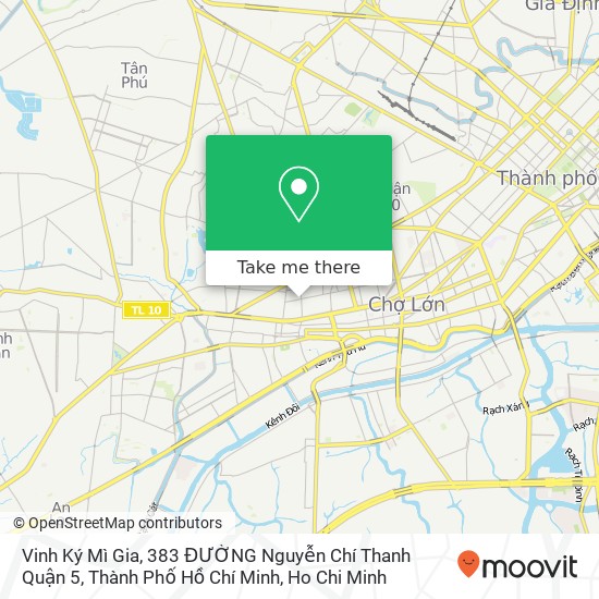 Vinh Ký Mì Gia, 383 ĐƯỜNG Nguyễn Chí Thanh Quận 5, Thành Phố Hồ Chí Minh map