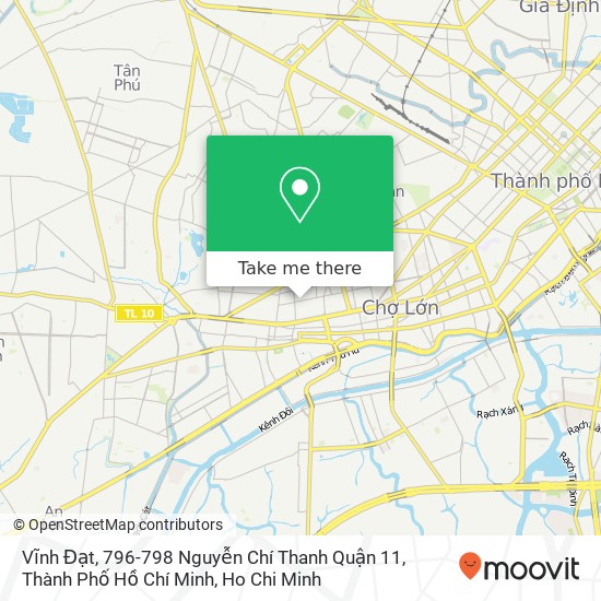 Vĩnh Đạt, 796-798 Nguyễn Chí Thanh Quận 11, Thành Phố Hồ Chí Minh map
