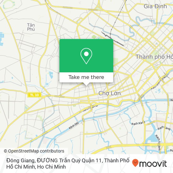 Đông Giang, ĐƯỜNG Trần Quý Quận 11, Thành Phố Hồ Chí Minh map