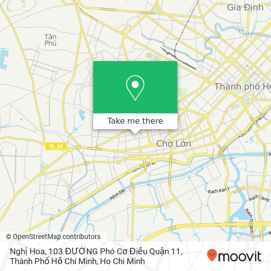 Nghị Hoa, 103 ĐƯỜNG Phó Cơ Điều Quận 11, Thành Phố Hồ Chí Minh map