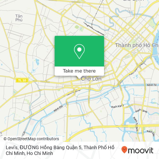 Levi's, ĐƯỜNG Hồng Bàng Quận 5, Thành Phố Hồ Chí Minh map