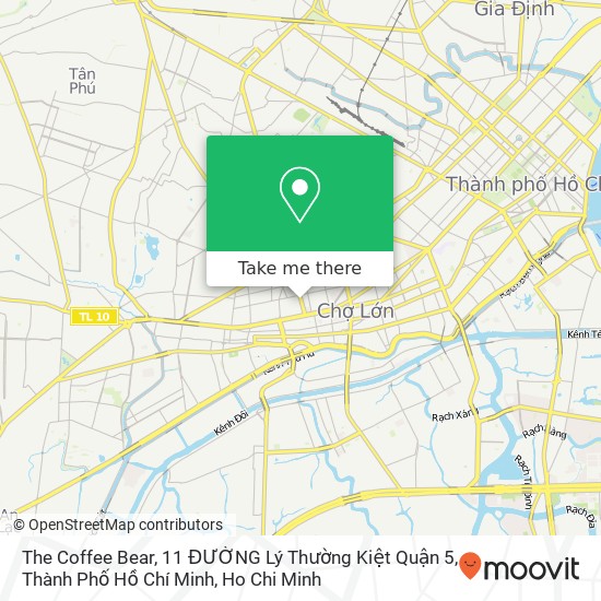 The Coffee Bear, 11 ĐƯỜNG Lý Thường Kiệt Quận 5, Thành Phố Hồ Chí Minh map