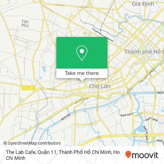 The Lab Cafe, Quận 11, Thành Phố Hồ Chí Minh map