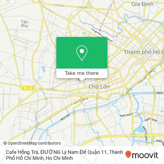 Cafe Hồng Trà, ĐƯỜNG Lý Nam Đế Quận 11, Thành Phố Hồ Chí Minh map