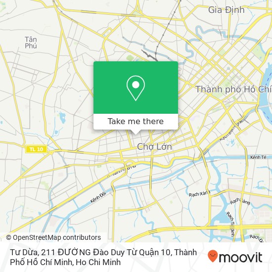 Tư Dừa, 211 ĐƯỜNG Đào Duy Từ Quận 10, Thành Phố Hồ Chí Minh map