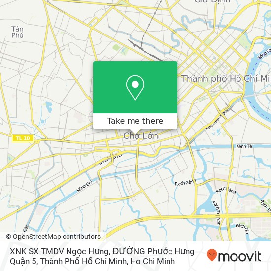 XNK SX TMDV Ngọc Hưng, ĐƯỜNG Phước Hưng Quận 5, Thành Phố Hồ Chí Minh map