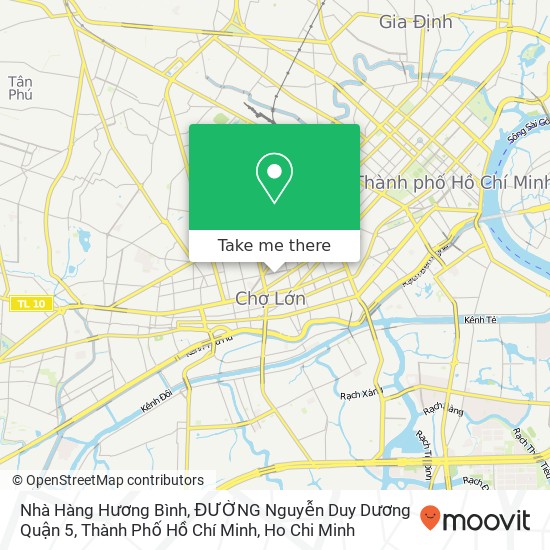Nhà Hàng Hương Bình, ĐƯỜNG Nguyễn Duy Dương Quận 5, Thành Phố Hồ Chí Minh map