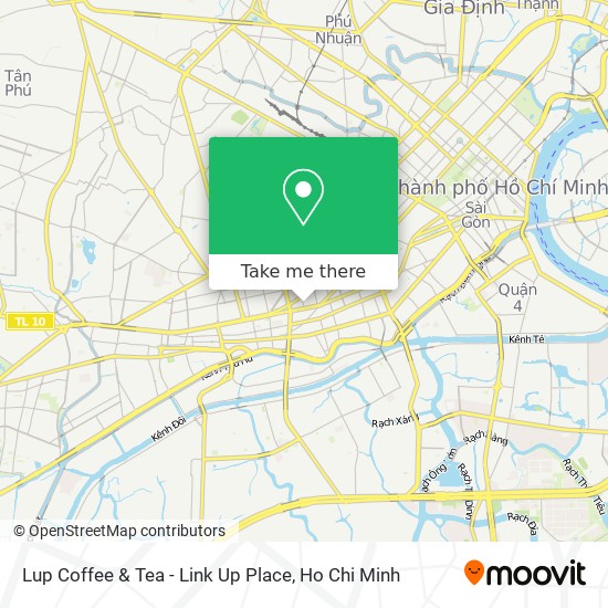 Lup Coffee & Tea - Link Up Place map