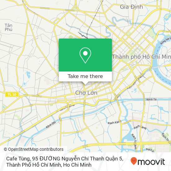 Cafe Tùng, 95 ĐƯỜNG Nguyễn Chí Thanh Quận 5, Thành Phố Hồ Chí Minh map