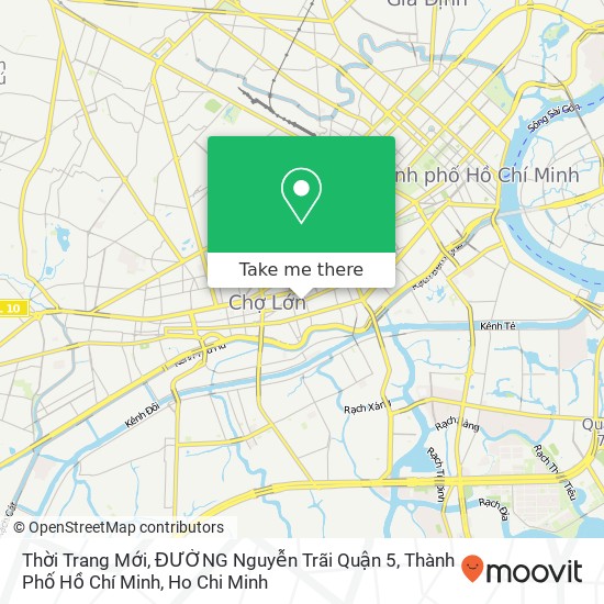 Thời Trang Mới, ĐƯỜNG Nguyễn Trãi Quận 5, Thành Phố Hồ Chí Minh map