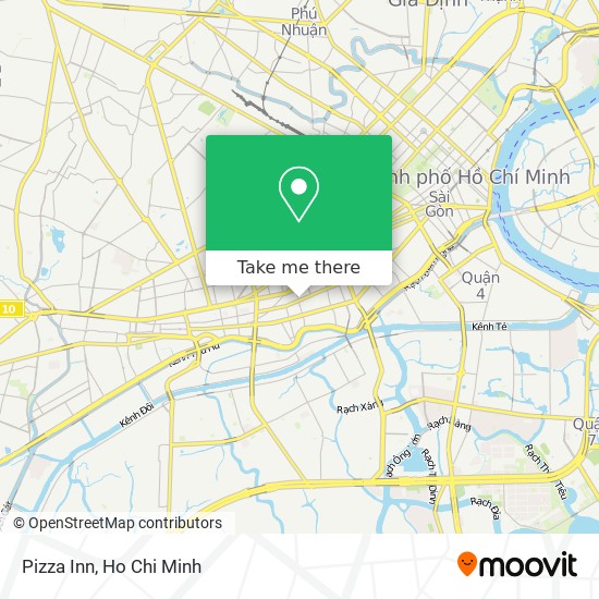 Pizza Inn map