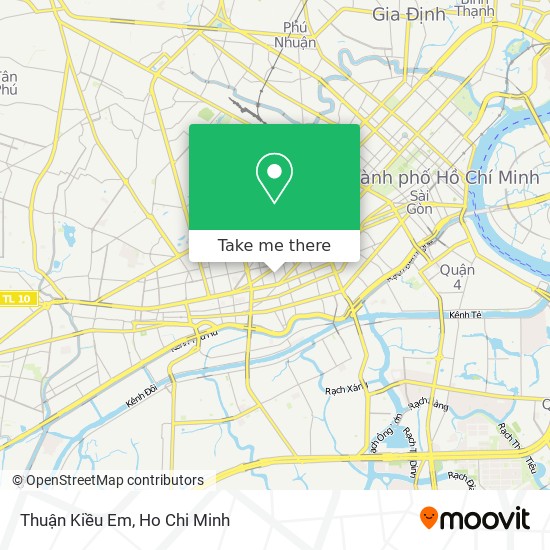 Thuận Kiều Em map