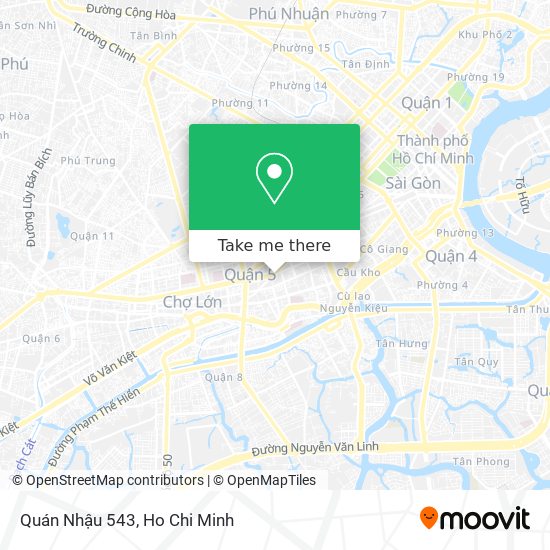Quán Nhậu 543 map