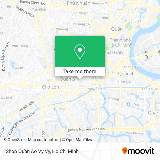 Shop Quần Áo Vy Vy map