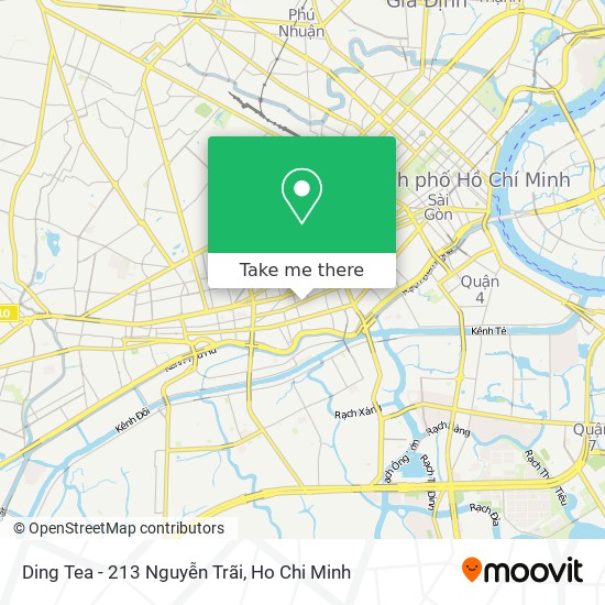 Ding Tea - 213 Nguyễn Trãi map