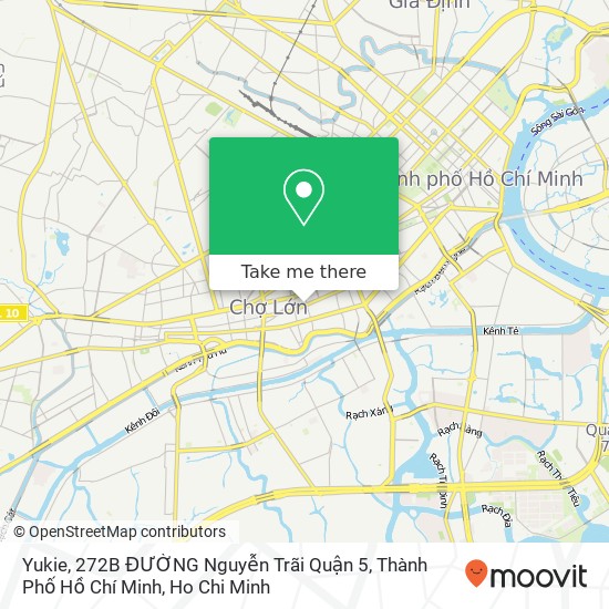 Yukie, 272B ĐƯỜNG Nguyễn Trãi Quận 5, Thành Phố Hồ Chí Minh map
