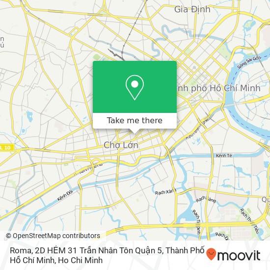 Roma, 2D HẺM 31 Trần Nhân Tôn Quận 5, Thành Phố Hồ Chí Minh map