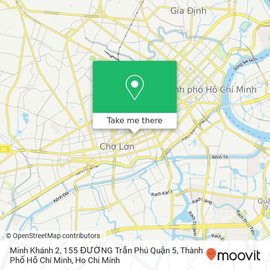 Minh Khánh 2, 155 ĐƯỜNG Trần Phú Quận 5, Thành Phố Hồ Chí Minh map