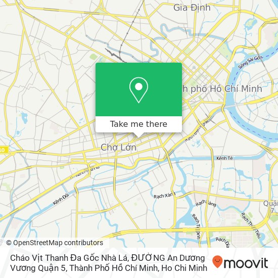 Cháo Vịt Thanh Đa Gốc Nhà Lá, ĐƯỜNG An Dương Vương Quận 5, Thành Phố Hồ Chí Minh map