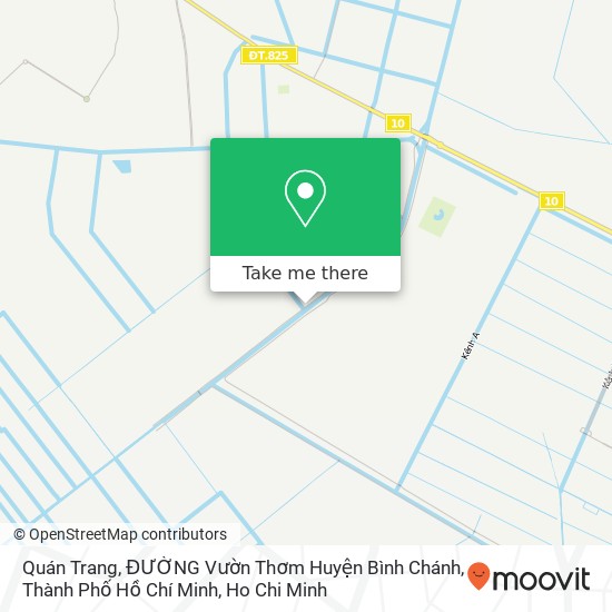 Quán Trang, ĐƯỜNG Vườn Thơm Huyện Bình Chánh, Thành Phố Hồ Chí Minh map