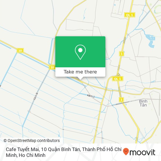 Cafe Tuyết Mai, 10 Quận Bình Tân, Thành Phố Hồ Chí Minh map