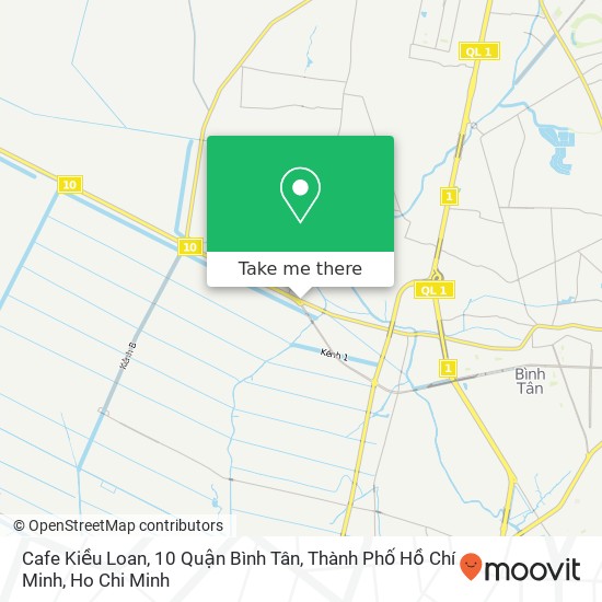 Cafe Kiều Loan, 10 Quận Bình Tân, Thành Phố Hồ Chí Minh map
