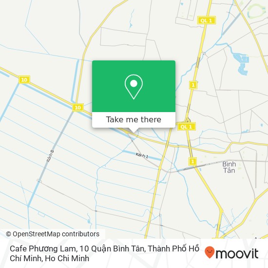 Cafe Phương Lam, 10 Quận Bình Tân, Thành Phố Hồ Chí Minh map