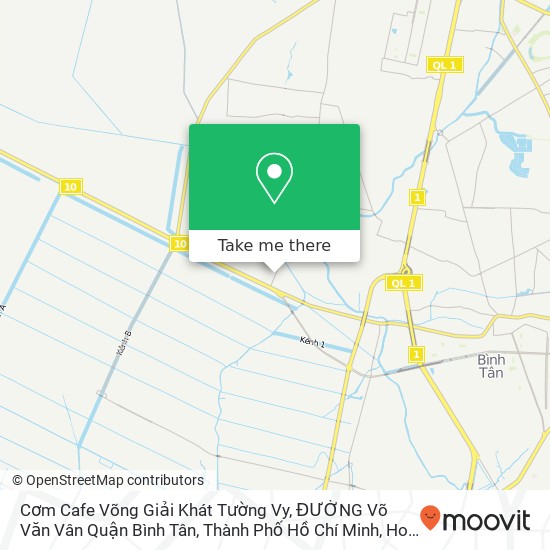 Cơm Cafe Võng Giải Khát Tường Vy, ĐƯỜNG Võ Văn Vân Quận Bình Tân, Thành Phố Hồ Chí Minh map