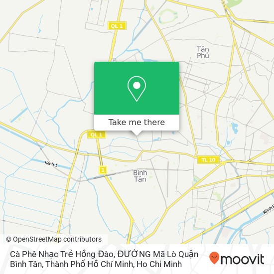 Cà Phê Nhạc Trẻ Hồng Đào, ĐƯỜNG Mã Lò Quận Bình Tân, Thành Phố Hồ Chí Minh map