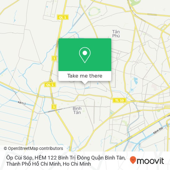 Ốp Cùi Sóp, HẺM 122 Bình Trị Đông Quận Bình Tân, Thành Phố Hồ Chí Minh map