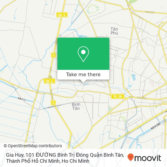 Gia Huy, 101 ĐƯỜNG Bình Trị Đông Quận Bình Tân, Thành Phố Hồ Chí Minh map