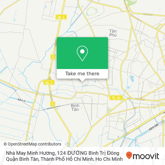 Nhà May Minh Hương, 124 ĐƯỜNG Bình Trị Đông Quận Bình Tân, Thành Phố Hồ Chí Minh map