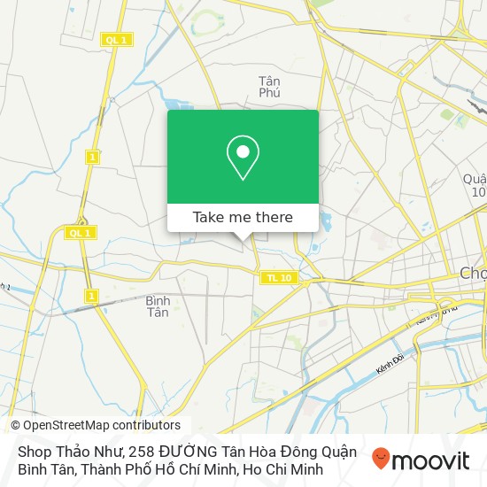 Shop Thảo Như, 258 ĐƯỜNG Tân Hòa Đông Quận Bình Tân, Thành Phố Hồ Chí Minh map