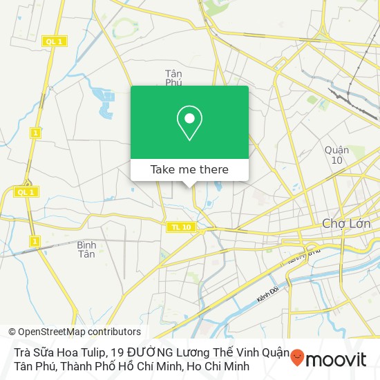 Trà Sữa Hoa Tulip, 19 ĐƯỜNG Lương Thế Vinh Quận Tân Phú, Thành Phố Hồ Chí Minh map