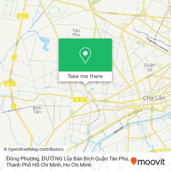 Đông Phương, ĐƯỜNG Lũy Bán Bích Quận Tân Phú, Thành Phố Hồ Chí Minh map