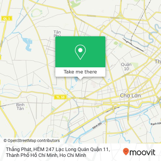 Thắng Phát, HẺM 247 Lạc Long Quân Quận 11, Thành Phố Hồ Chí Minh map