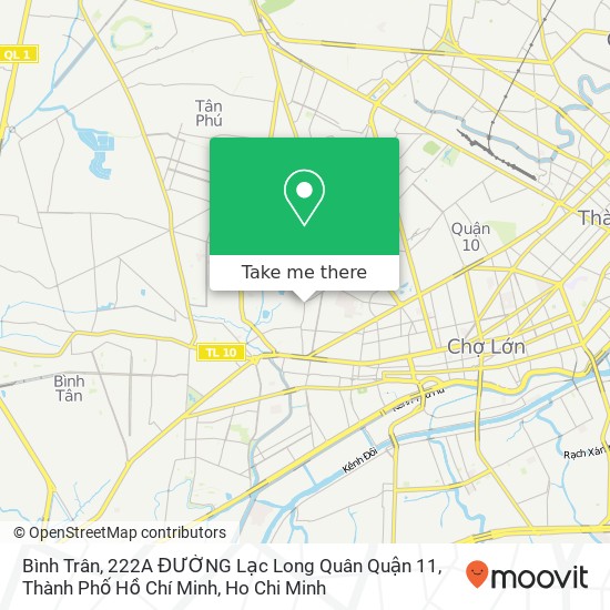 Bình Trân, 222A ĐƯỜNG Lạc Long Quân Quận 11, Thành Phố Hồ Chí Minh map