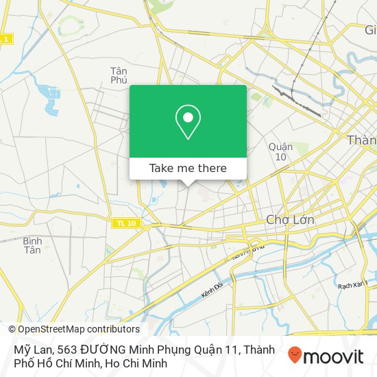 Mỹ Lan, 563 ĐƯỜNG Minh Phụng Quận 11, Thành Phố Hồ Chí Minh map