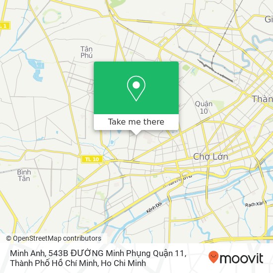 Minh Anh, 543B ĐƯỜNG Minh Phụng Quận 11, Thành Phố Hồ Chí Minh map